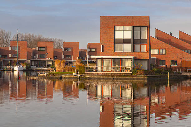 istock Contemporary water front houses 497148426