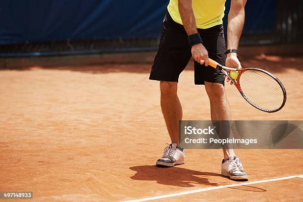 You Cant Prepare For The Serve Thats Coming Stock Photo - Download Image Now - Tennis, Serving - Sport, Athlete