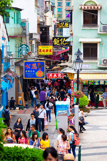 istock Busy street in Macao 497149161