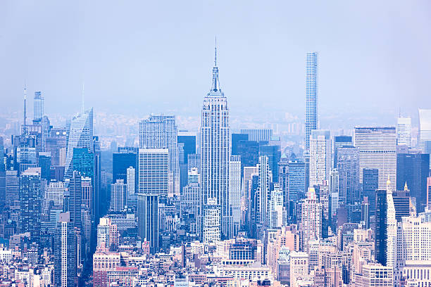 istock Vide view of Manhattan from the Freedom tower 497150096