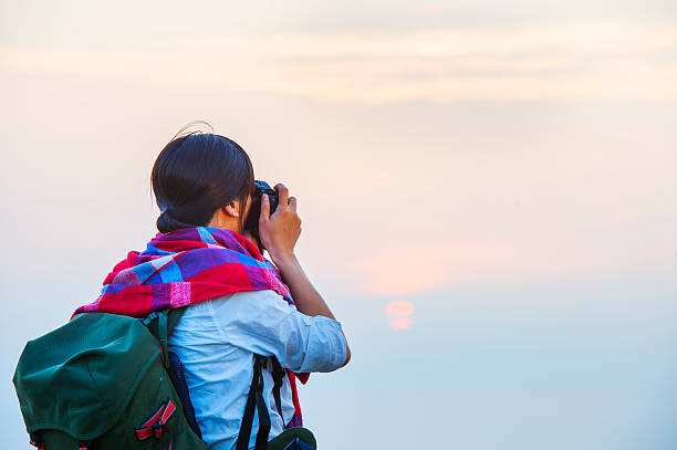 istock Woman taking pictures in the spring 497151534