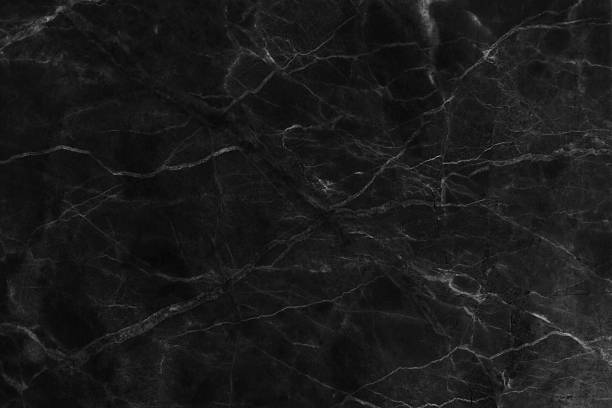 schwarzer marmor textur hintergrund, detaillierte struktur von marmor (auflösung). - marmorgestein stock-fotos und bilder