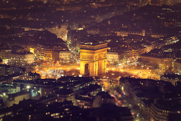 istock Tilt Shift of the Arc de Triomphe 497154100