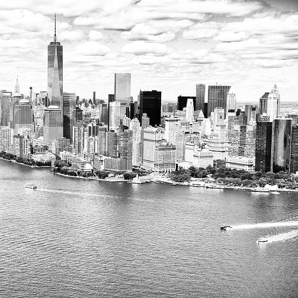 istock One World Trade Center, NYC. Aerial view. 497154677