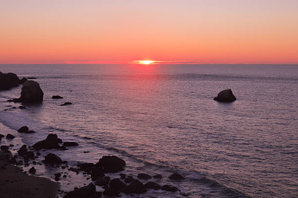 Northern California coastline in San Francisco, CA. Taken during sunset.