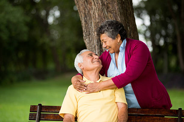 istock Senior couple looking at each other 497155445