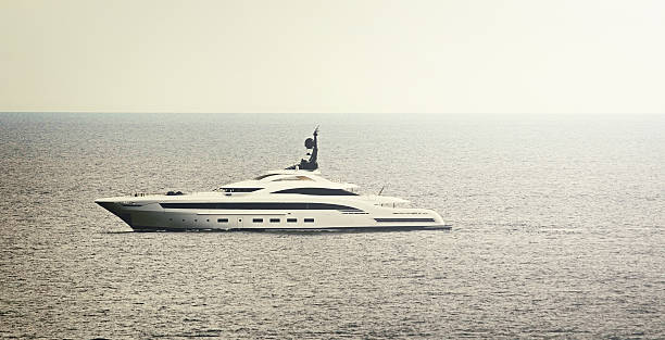 istock Large Super Yacht at sea 497156526