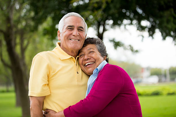 istock Cheerful wife hugs her husband 497156603