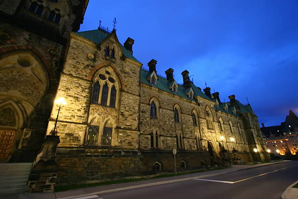 Ottawa Parliament Hill stock photo