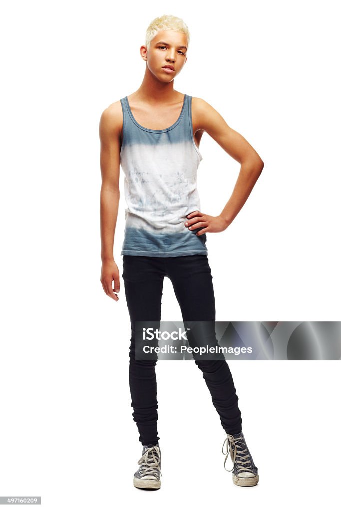 Hes Got The Look Stock Photo - Download Image Now Men, Skinny Jeans, Tank Top - iStock