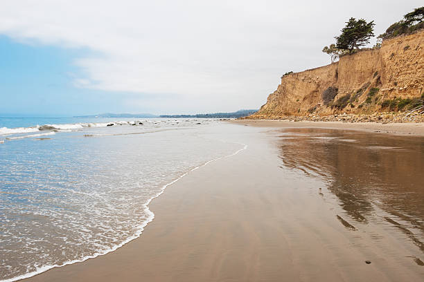 colimbo de point beach - california coastline beach cliff fotografías e imágenes de stock