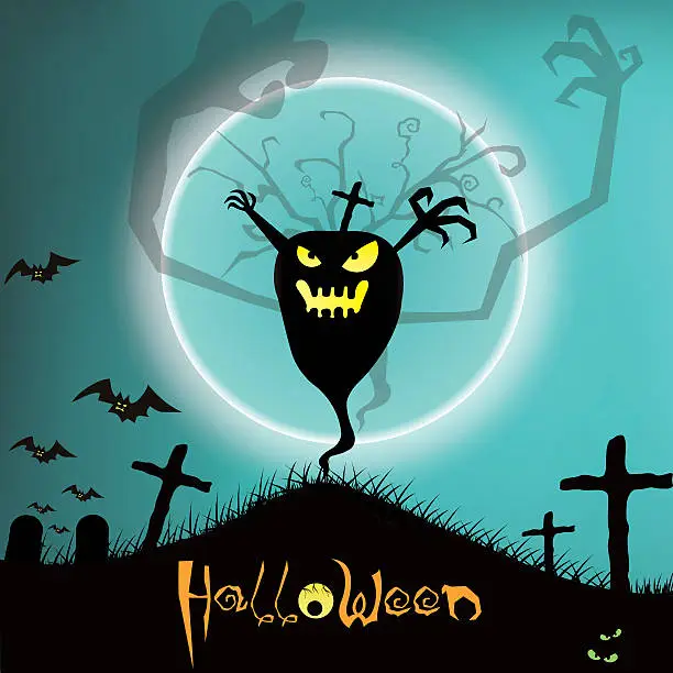 Vector illustration of Halloween