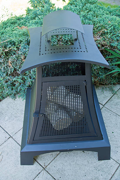 istock Fireplace in the garden 497179685