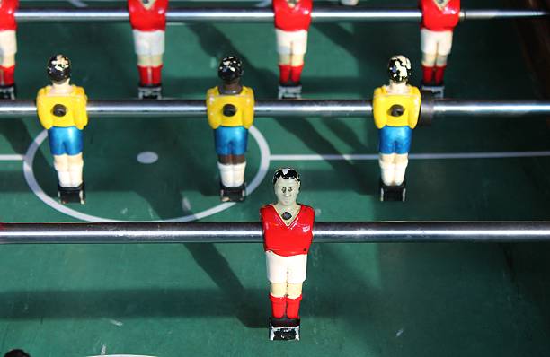 istock Table football in Brazil colours 497179873