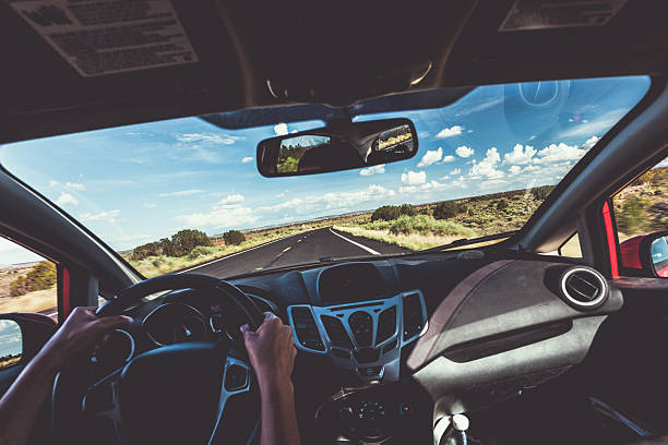 istock Driver's Point of View, Roadtrip 497180023