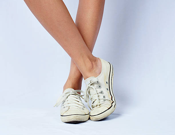istock Girl with sneakers 497180400