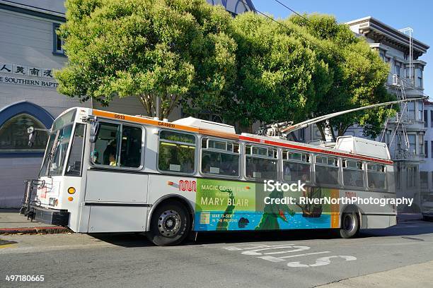 San Francisco Public Transit Stock Photo - Download Image Now - Building Exterior, Built Structure, Bus