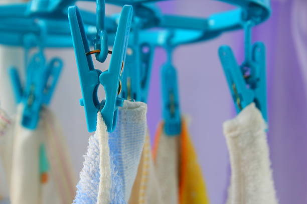 istock Closeup an airing clamping devices handkerchief. 497181939