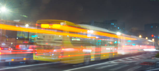 istock Abstract circular bokeh background of traffic lights 497182095