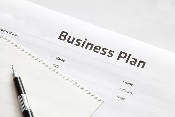 istock paper of Business plan strategy and Business concept 497183421