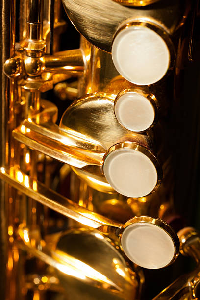 istock Detail valves saxophone 497183442
