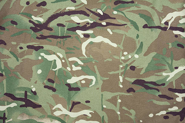 Multicam camouflage stock photo