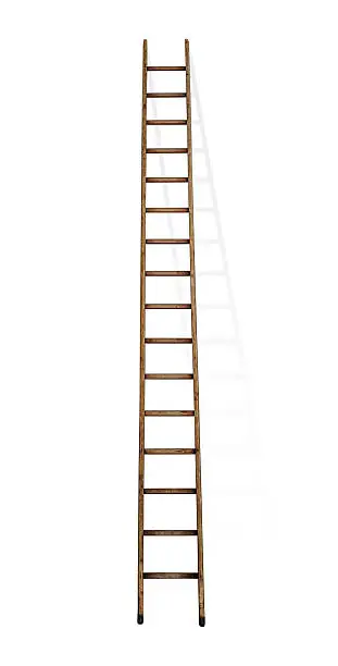 Photo of wooden ladder