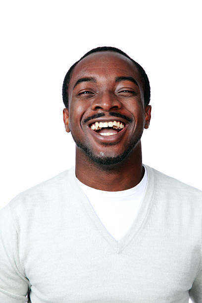 istock Portrait of a laughing african man 497185131