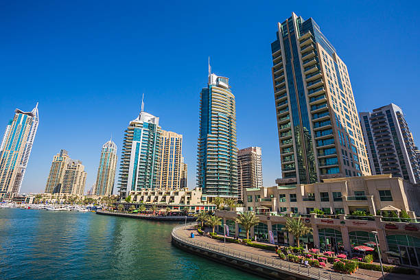 istock High rise buildings and streets in Dubai, UAE 497185865