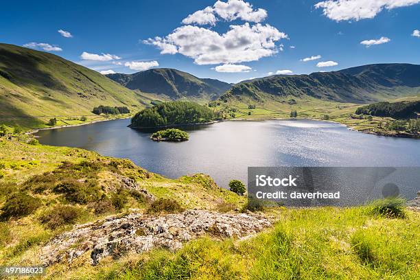 Sunny Day At Haweswater Reservoir In England Stock Photo - Download Image Now - English Lake District, UK, National Park