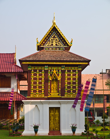 Tripitaka house, Wat Hua Kwang, Nan Thailand