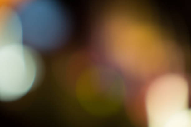 istock Colorful night city lights bokeh 497187444