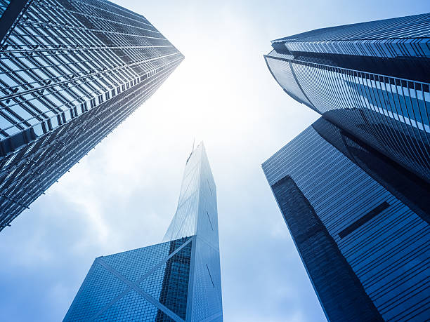 istock Modern office skyscarper buildings 497188628