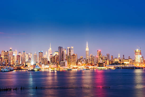 istock Evening view of Midtown Manhattan over the Hudson River 497189972