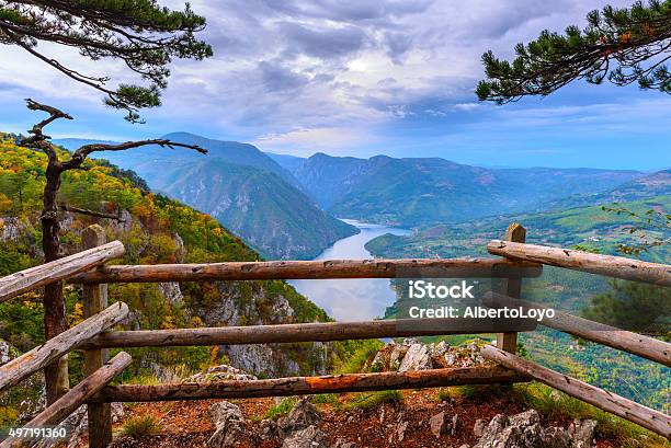 Photo libre de droit de Banjska Stena Point De Tara National Park Serbie banque d'images et plus d'images libres de droit de Serbie - Serbie, Fleuve et rivière, Mont Tara