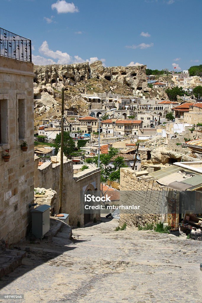 Urgup Goreme in Turkey view of Urgup and Goreme in Turkey Anatolia Stock Photo