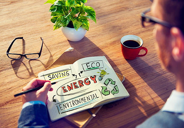 istock Businessman with Energy and Environmental Concept 497201153