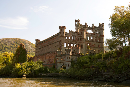 Bannerman Island Castle Armory and Residence, Pollepel Island, Hudson Highlands, New York.