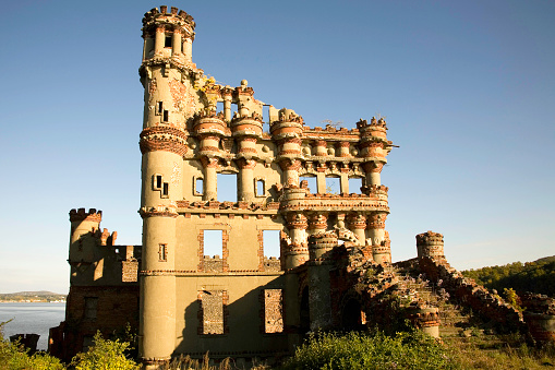 Bannerman Island Castle Armory and Residence, Pollepel Island, Hudson Highlands, New York.