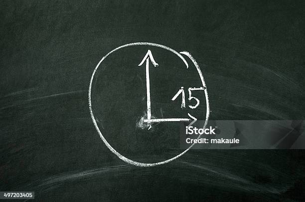 Time Concept Stock Photo - Download Image Now - Number 15, Second Clock Hand, Clock