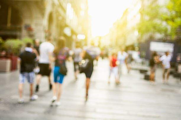 istock People walking in the street 497204257