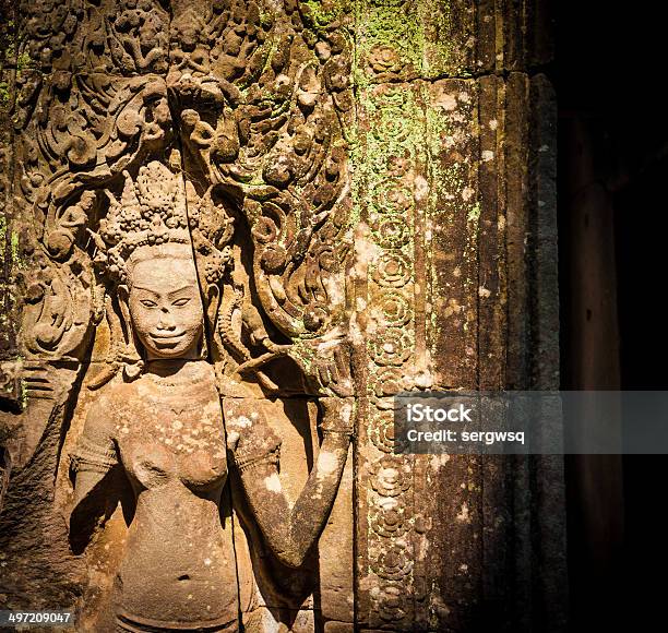 Carvings In Angkor Wat Cambodia Stock Photo - Download Image Now - Ancient, Ancient Civilization, Angkor Thom