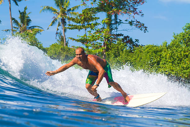 istock Surfing a Wave. Bali Island. Indonesia. 497211363