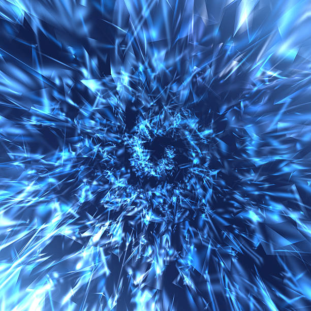 istock Abstract futuristic blue background 497212359