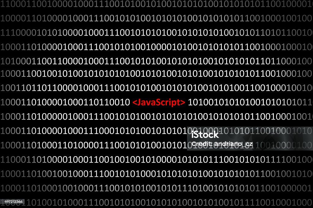 Binary Code With Javascript Stock Photo - Download Image Now - 2015 ...