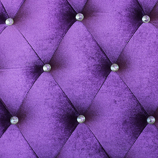 istock Purple velvet cushion 497212415