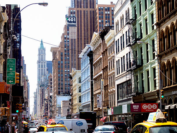 istock Taxi's on broadway, Manhattan, new york 497213329