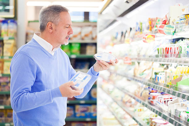 istock Man shopping at the supermarket 497213925