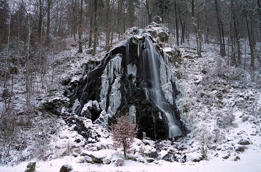 waterfall Radaufall in Winter
