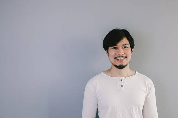 istock Smile Asian man with mustache and beard. 497214798